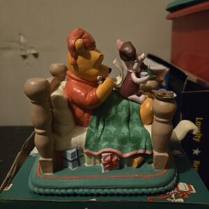 Vintage Winnie the Pooh and Piglet Stocking Holder